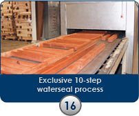 Exclusive 10-step waterseal process
