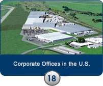 Corporate offices in the U.S.