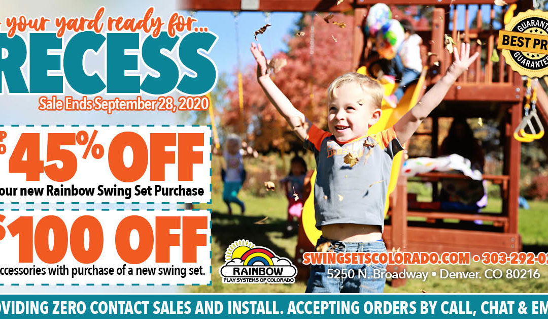 Shop our Back to School Recess Sale today!