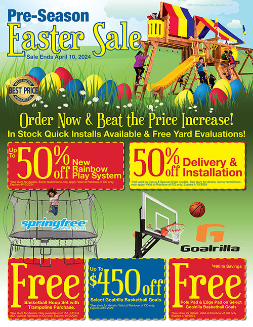Swing Into Savings with Our Pre-Season Easter Sale!