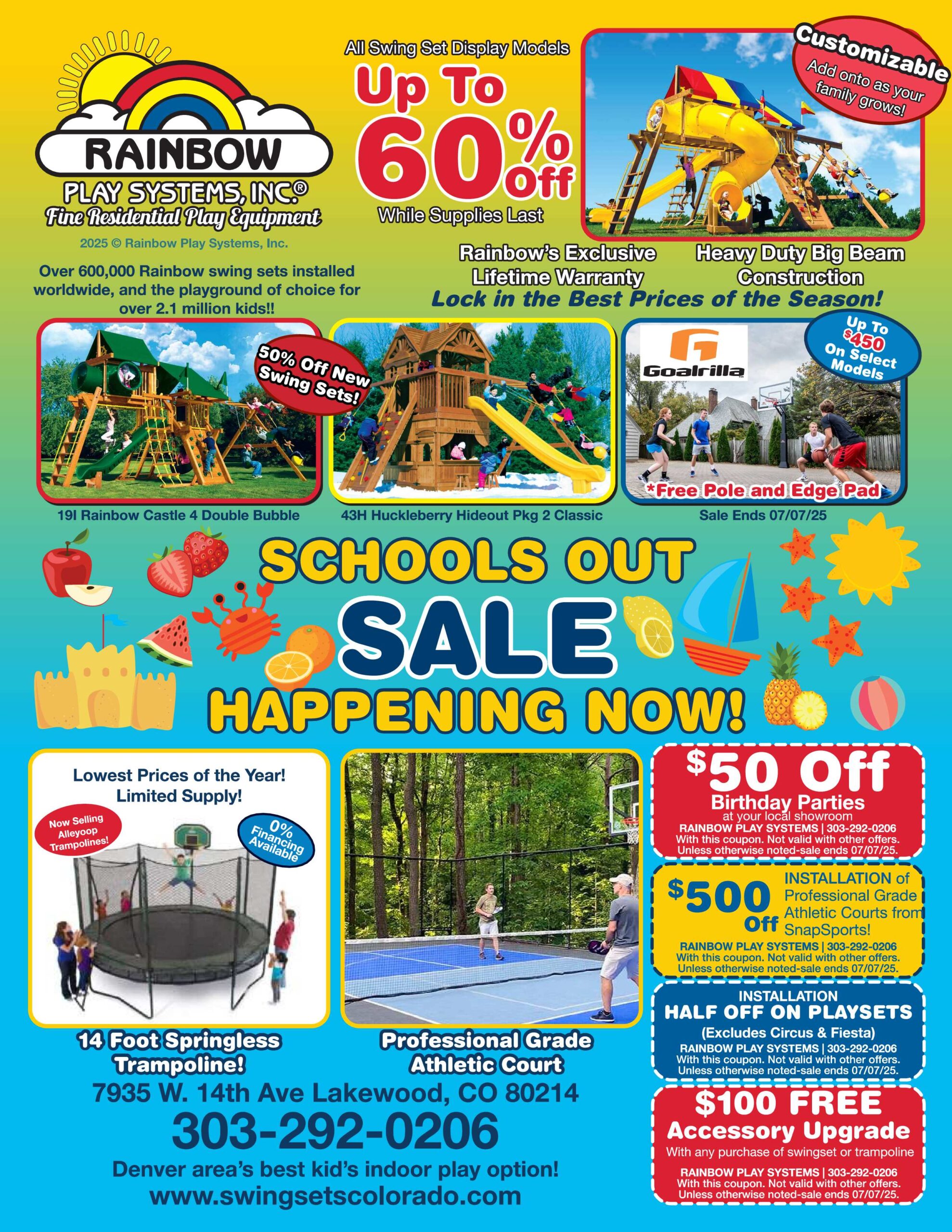 Rainbow Ad page 1 New Home Show Flyer